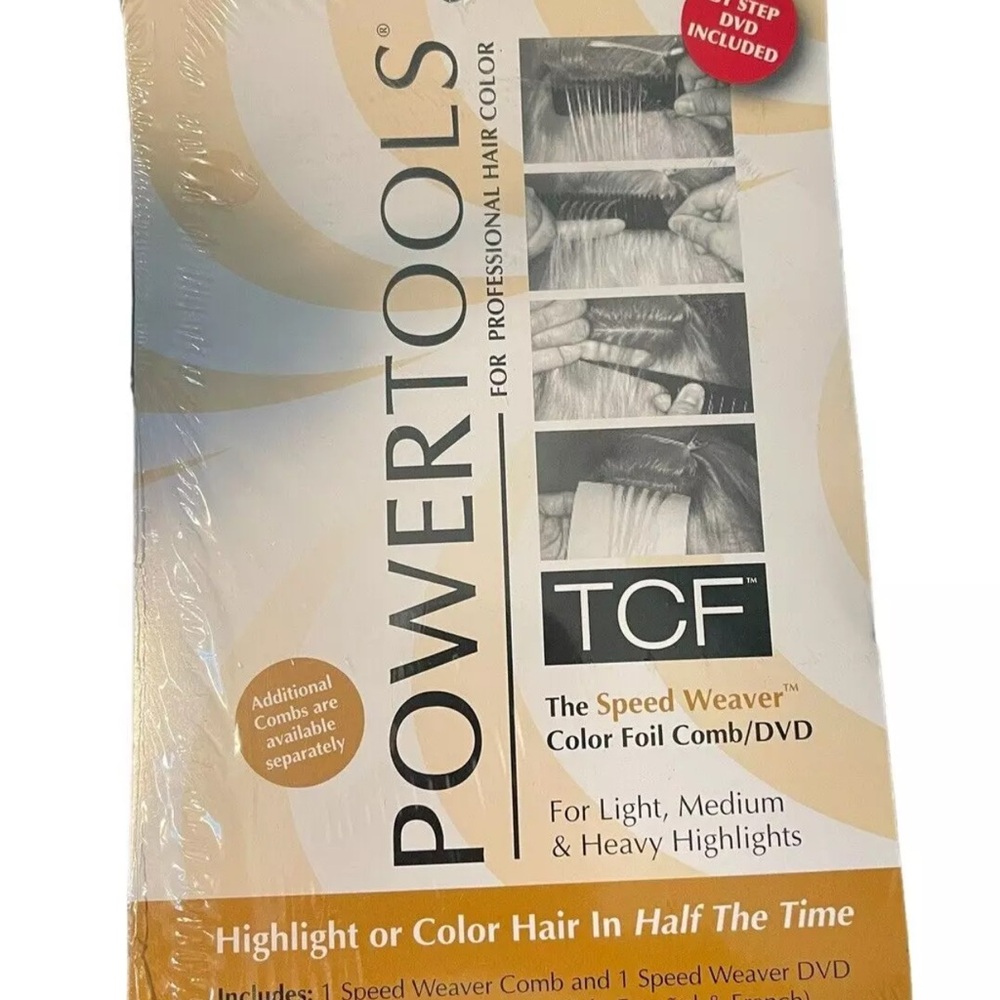 Dennis Bernard Power Tools TCF The Speed Weaver Color Foil Comb / DVD - NEW